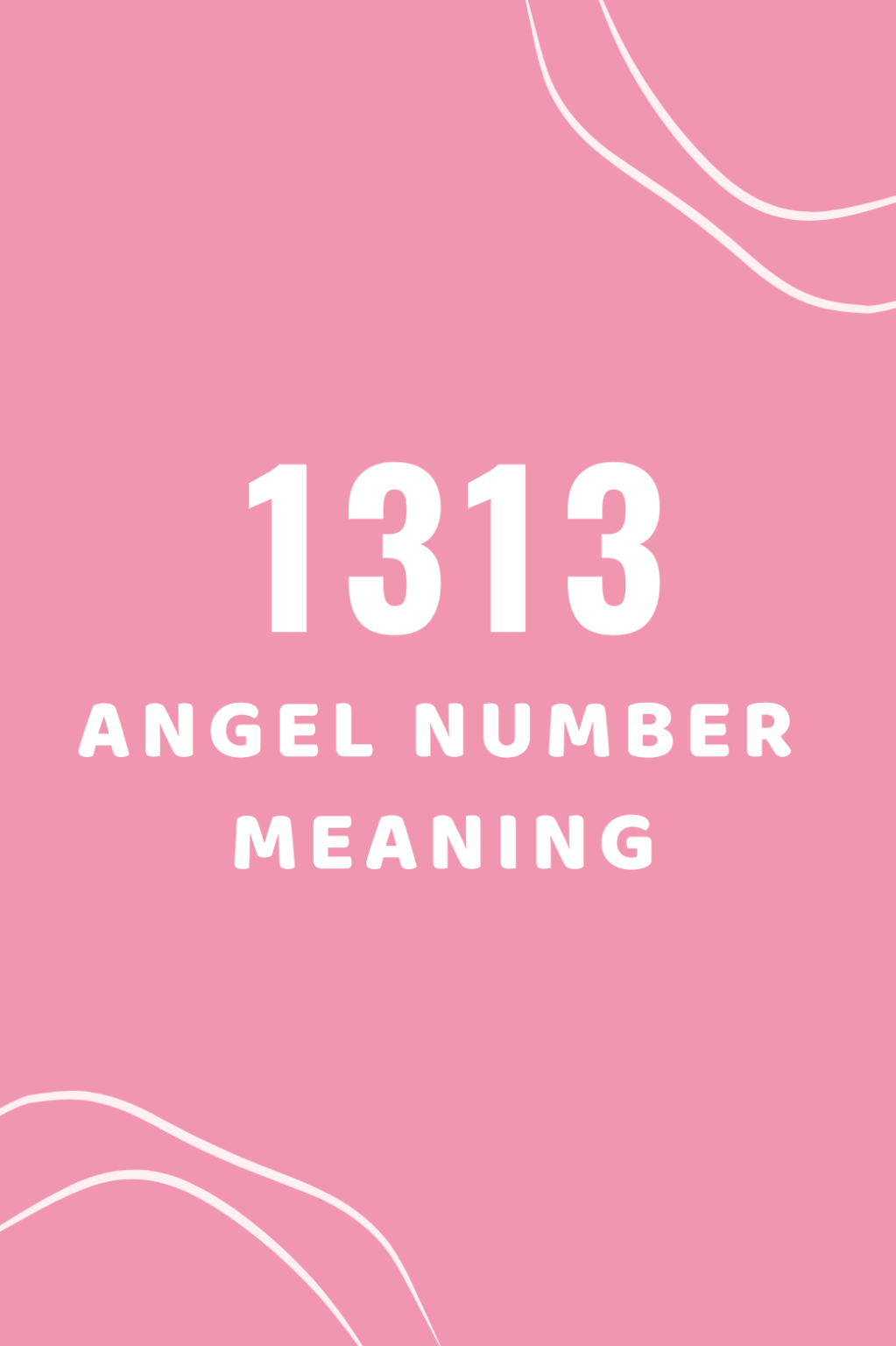 1313 meaning love